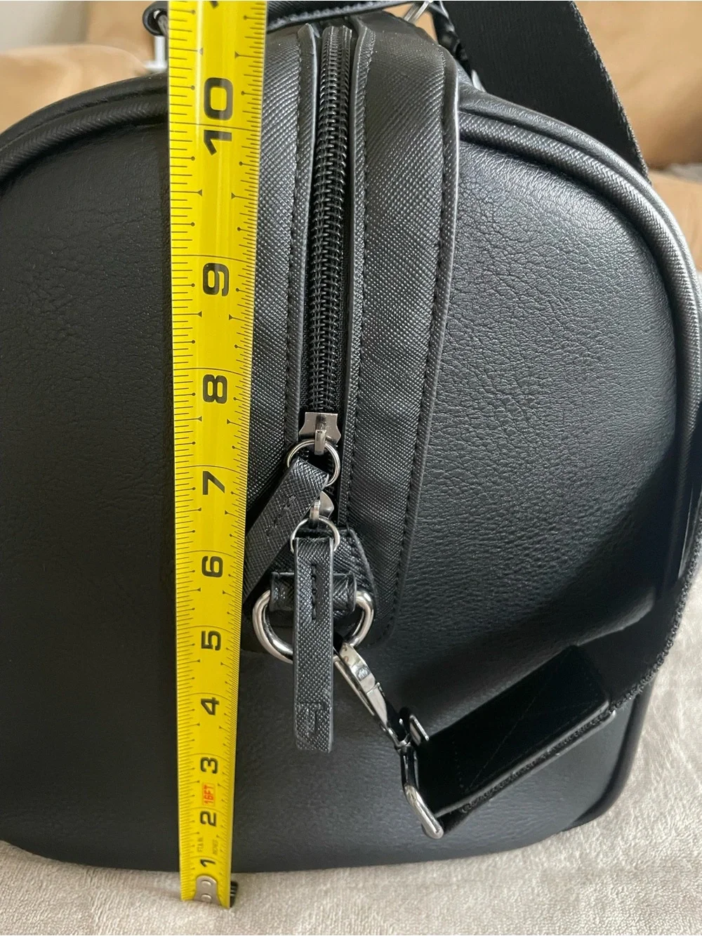 Ted Baker Black Waylin House Check Weekender Bag